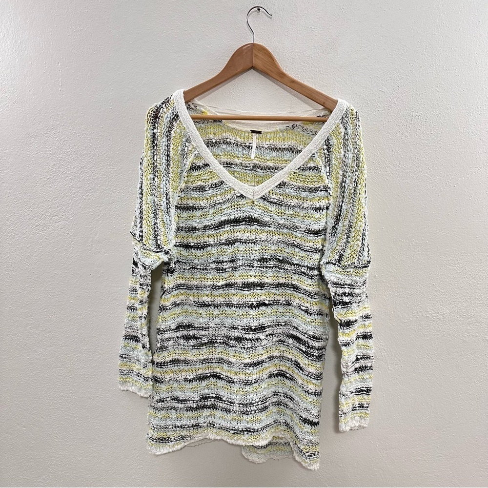 Free People V-neckline Pullover Sweater